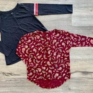 NWOT Old Navy Bundle Girls Size Small (6/7) Long Sleeve Shirts (includes 2)